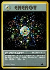 Rainbow Energy Holo Rare Team Rocket Pokemon Japanese Lightly Played