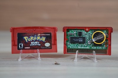 Pokemon Ruby Version (Nintendo Game Boy Advance, 2003) GBA Authentic New Battery