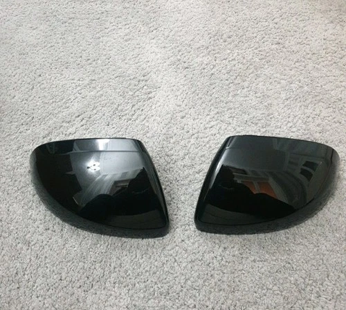 *Damaged* Mercedes Vito W447 2014+ Door Mirror Covers Cap Cases GLOSS Black Pair