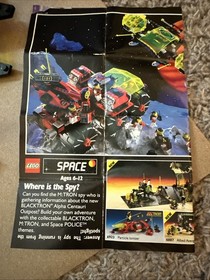 Lego Space M:Tron 6877 Vector Detector Set (1990): 100% Comp w/space Catalog