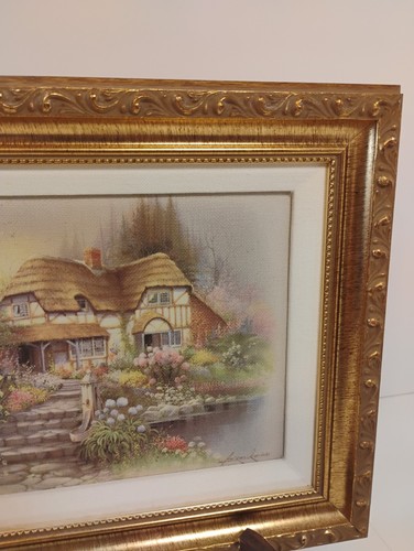 Andres Orpinas Cottage In Ornate Frame - Picture 4 of 12