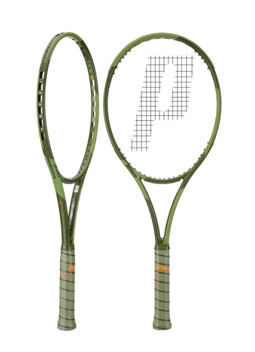【中古】2025 prince PHANTOM O3 100 G3 NEW 2025 Prince O3 Phantom 100X Tennis Racket 4 1/2” Grip 310