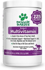 Soft Immune Function Cardio Skin Coat Dog Multivitamin Chews 225 chews