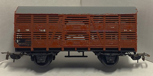 PIKO HO Geschl. Güterwagen Viehtransport, 2-Achsen, DR, Bastelobjekt, Beh.-VP - Bild 2 von 8