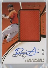 2020 Panini Immaculate Debut Jumbo Relics 5/99 Rico Garcia #DJA-RG Auto 0eo6