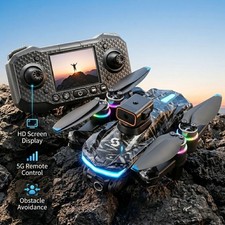 8K Dual Camera Brushless FPV Drone with 4.3" Screen Remote Foldable Quadcopter