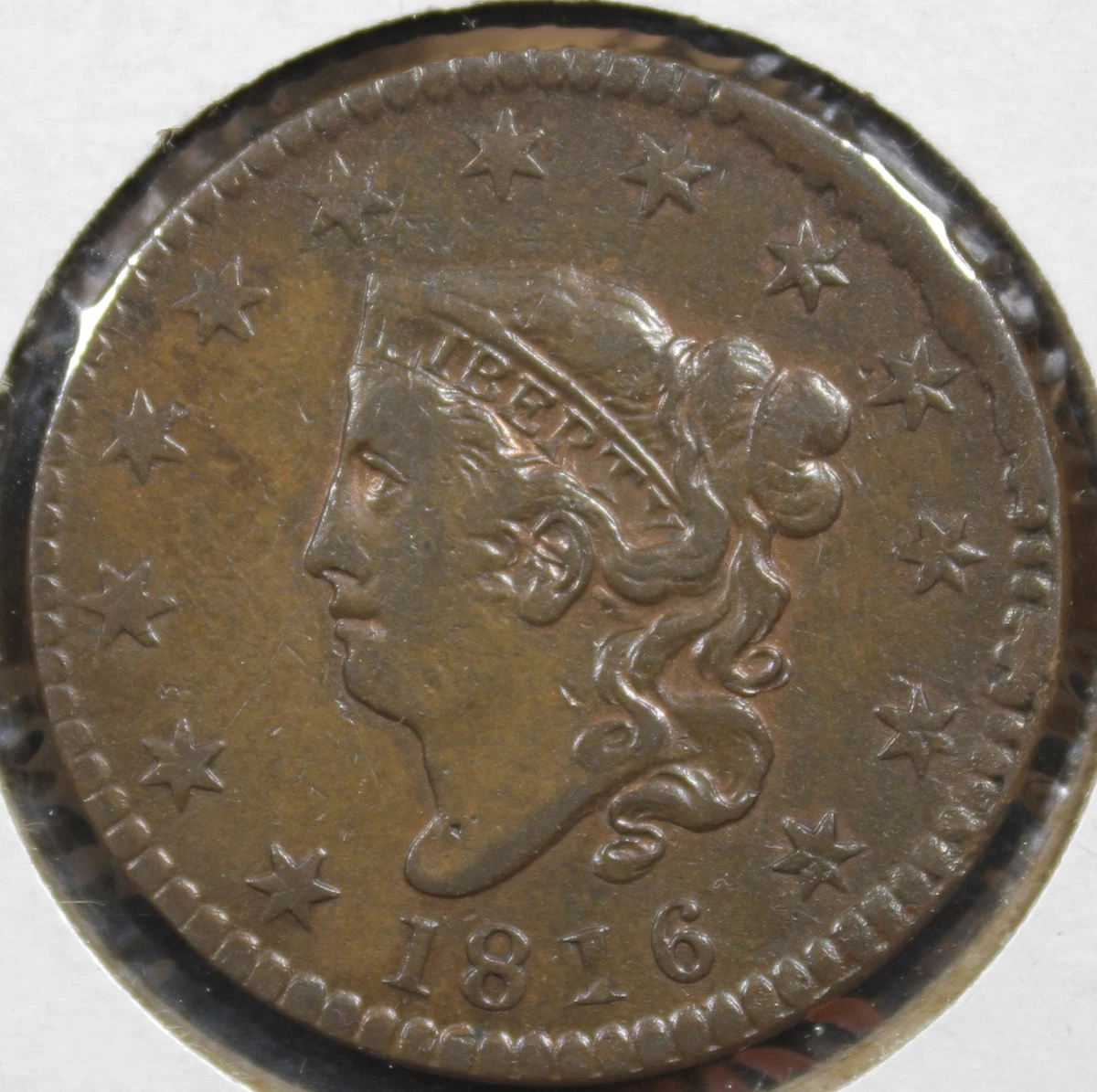 25+ 1816 Year Coronet Head US Large Cents (1816-1839) for sale