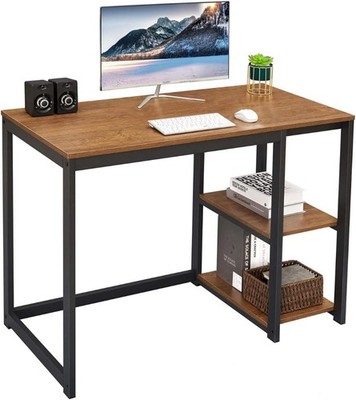 Computer Desk with 2 Shelves Home Office Gaming Desk Study Writing Laptop Desk