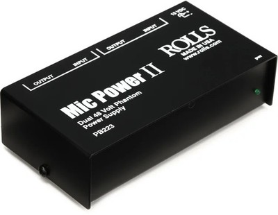 Rolls PB223 Dual 48V Phantom Power Supply