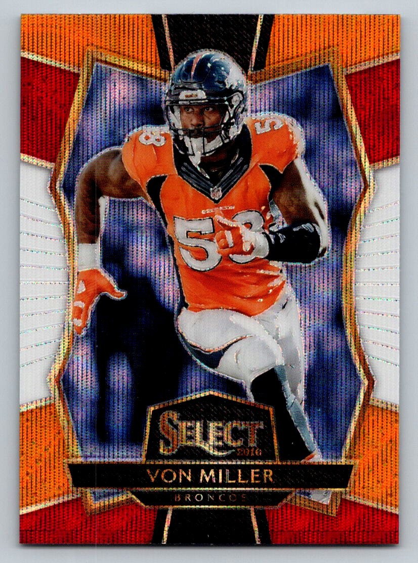 Von Miller 2016 Panini Select Premier Tri Color Prizm #190 Denver Broncos