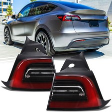 4 Pins LED Outer Tail Lights Pair for Tesla Model 3 2018-2023 Model Y 2020-2024