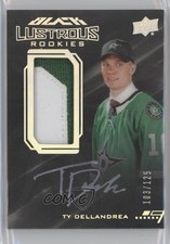 2020 SPx UD Black Lustrous Rookies Tier 1 103/125 Ty Dellandrea Patch Auto 0i47