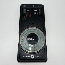 Sabine ZipBeat Quartz Metronome 9V 8-LED Kickstand Headphone Jack WORKING