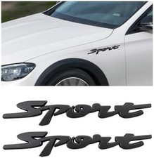 Metal Car Sport Letter Emblem Sticker
