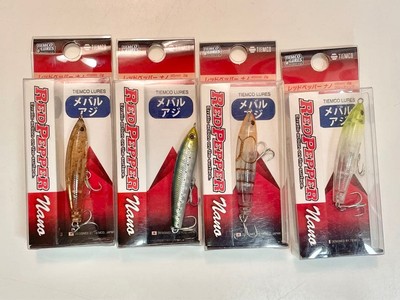 TIEMCO Red Pepper Nano Topwater Lure Set of 4 japan