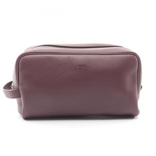 Borsa pochette FENDI Businessess 7AS378 pelle bordeaux usata uomo