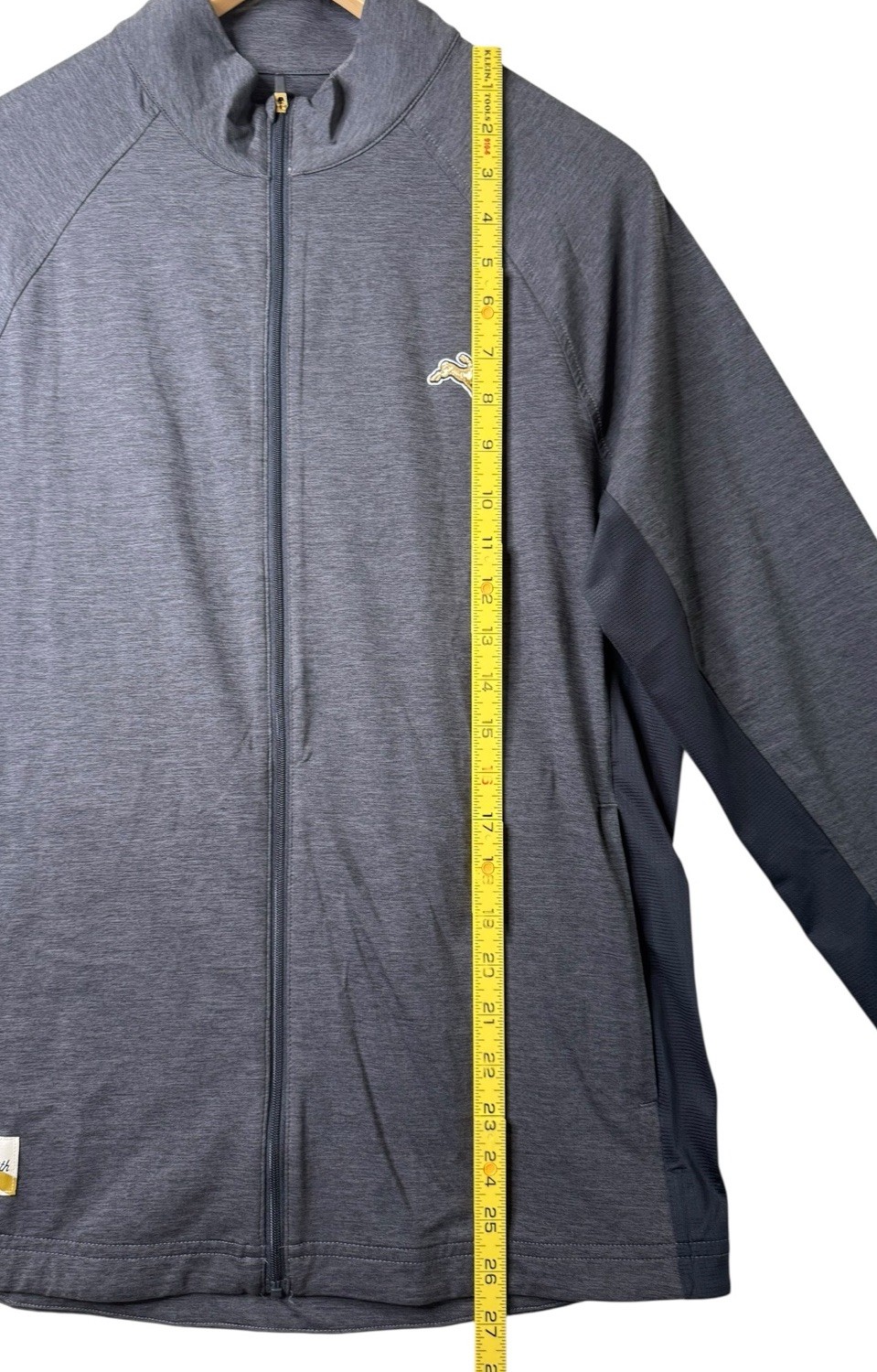 Tracksmith Session Full Zip Running Jacket Heathe… - image 12