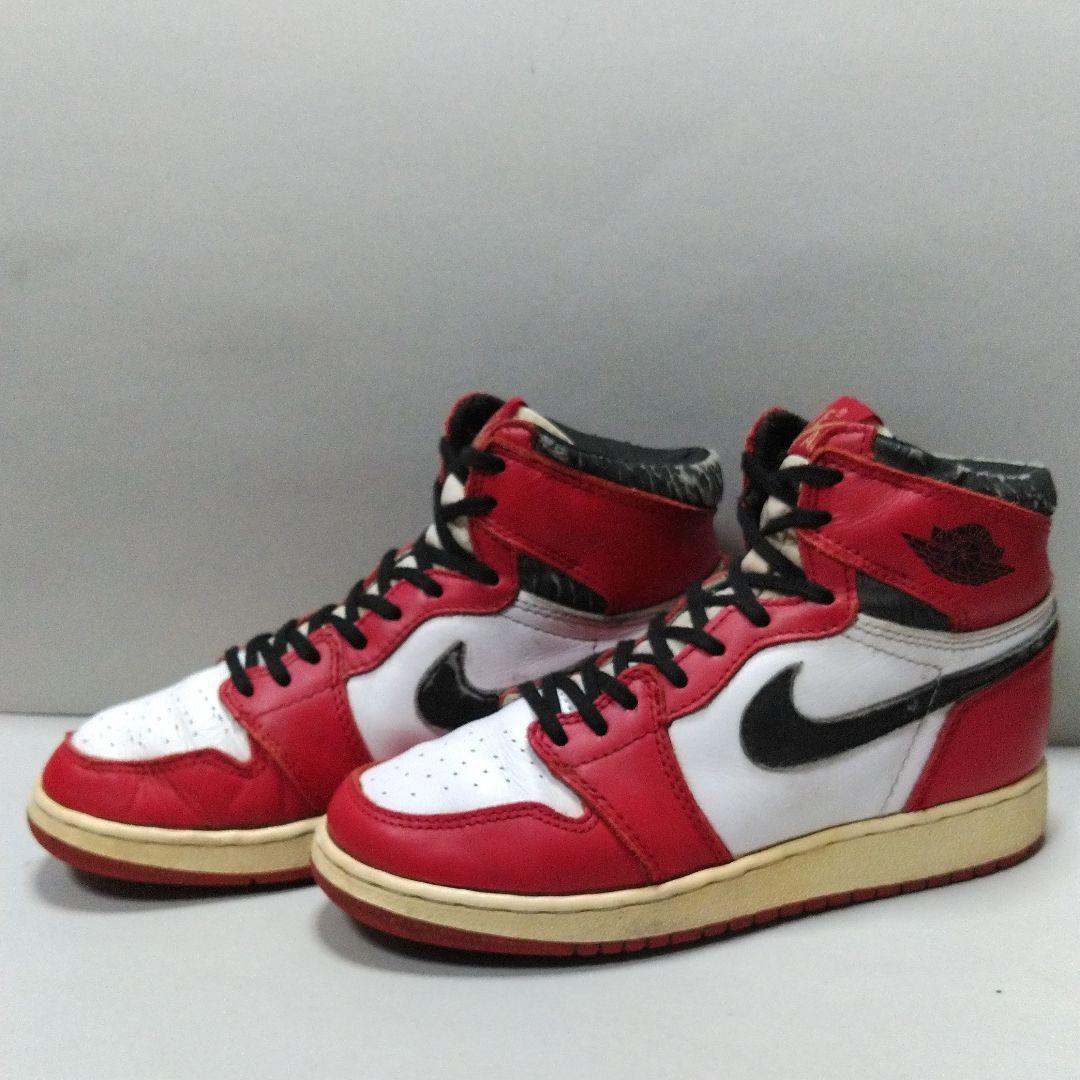 NIKE AIR JORDAN 1 HIGH Chicago US 3.5Y White x Red x Black NIKE AIR JORDAN 1 HIGH Chicago US 3.5Y White x Red x Black
