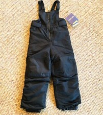 Ski Snow Bibs Kids 4T Cherokee Black NWT