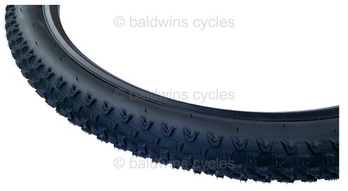 PAIR Baldys 29 x 2.10 Mountain Bike TYRES BLACK Off Road Knobby Tread - Picture 6 of 11
