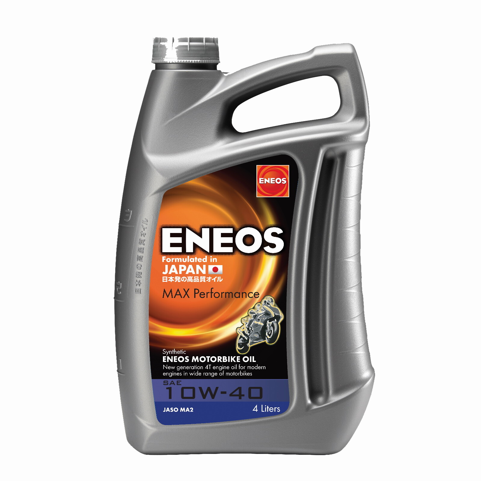 ENEOS 4 STROKE 10W40 Oil 4L Semi Synthetic Premium Motorcycle Engine
