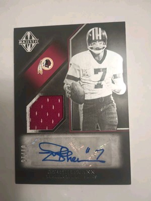 2017 Panini Majestic Joe Theismann Auto Jersey  #1/15 Redskins