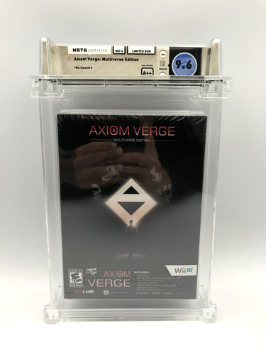 Axiom Verge Multiverse Edition (Nintendo Wii U Limited Run) WATA GRADED 9.6 A++