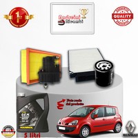 Inspektionskit Filter + ÖL Renault Modus 1.5 Dci 50KW 68CV Von 2007->