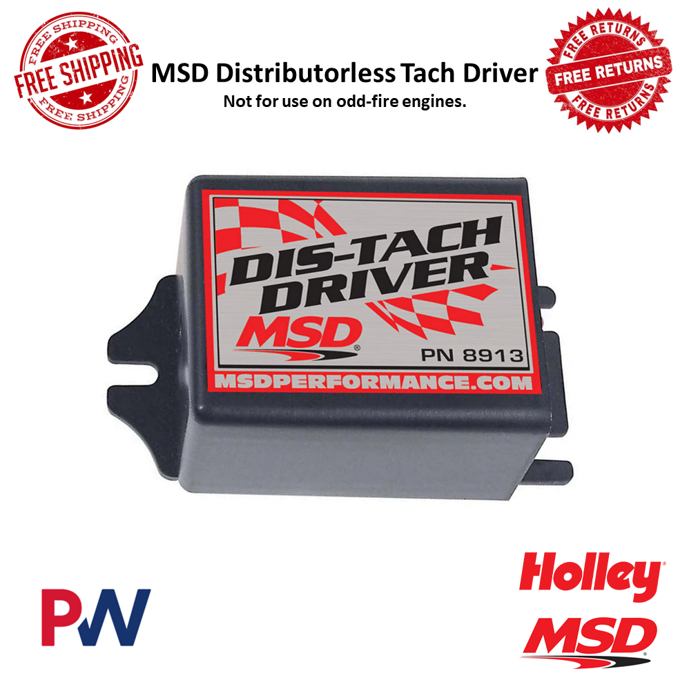 MSD Distributorless Tachometer Driver For 4, 6 or 8-Cylinder