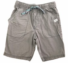 CARTER'S Elastic Waist Pull String Gray Shorts Pockets Boys Size 7