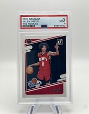 2021-22 Donruss The Rookies #2 Jalen Green Rockets RC Rookie PSA 9 MINT Rockets