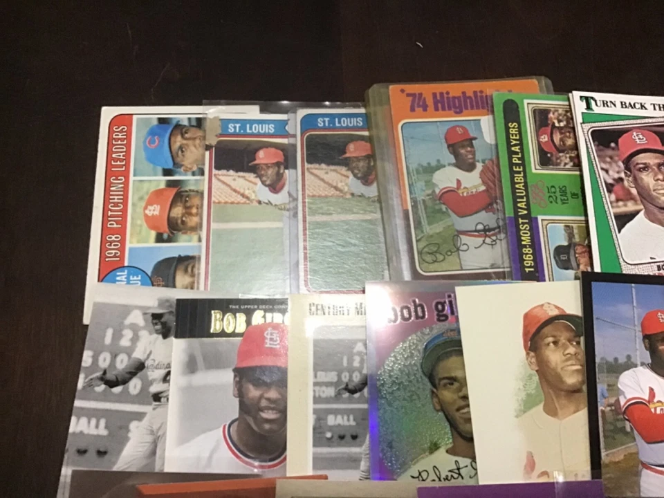 BOB GIBSON Oddball Insert & Regular issue Baseball CARDINALS YOU CHOOSE - Image 4 of 4