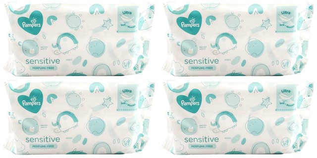 pampers wipes 4 pack