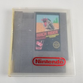 Mach Rider Nintendo Entertainment System (NES, 1985) Tested w/ Authentic Case