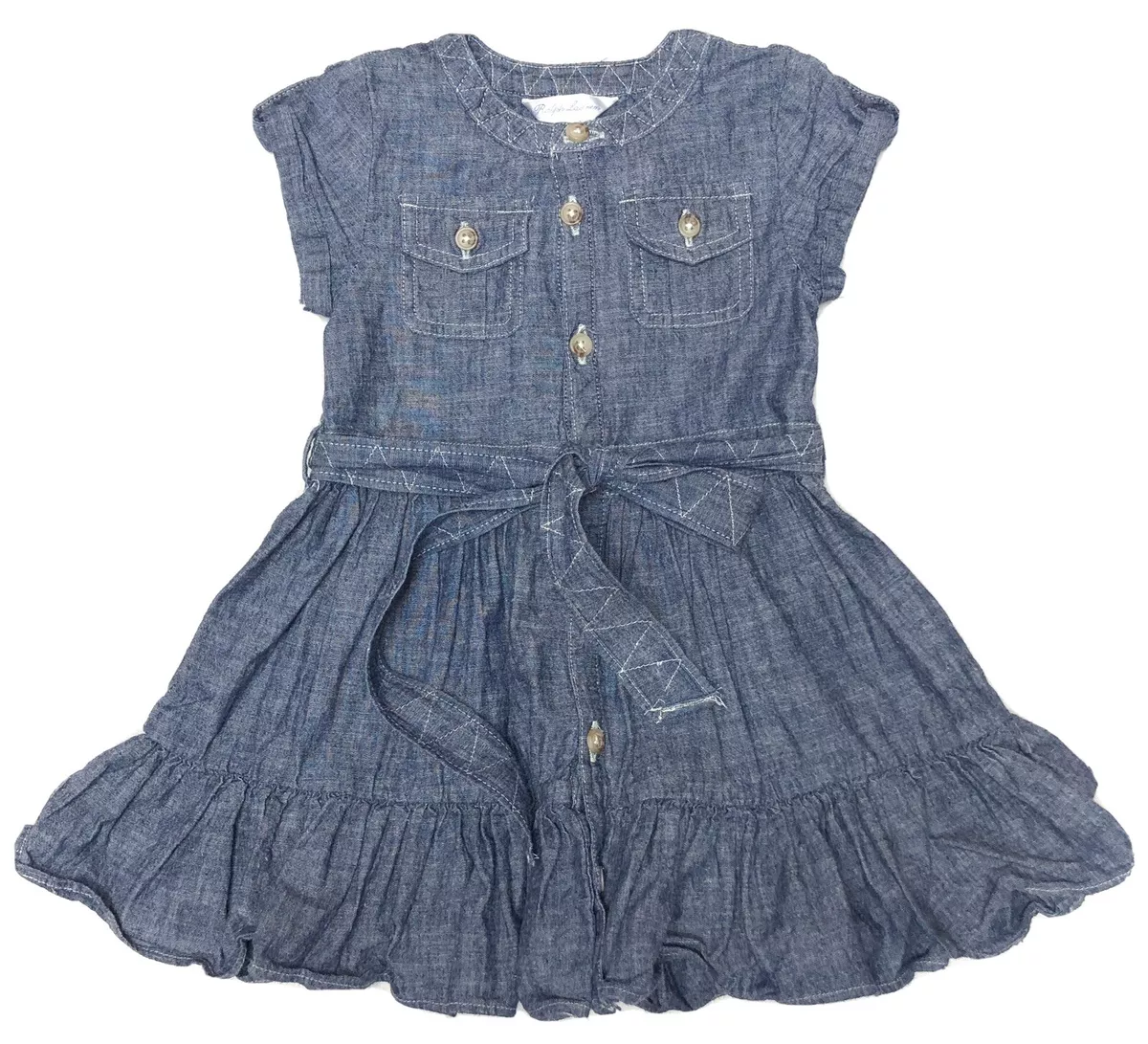Ralph lauren girls denim cheap dress