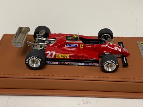 1/43 Tameo Ferrari F1126 C2 1982 Italian Grand Prix P.Tambay Leather base A1071B - Picture 7 of 10