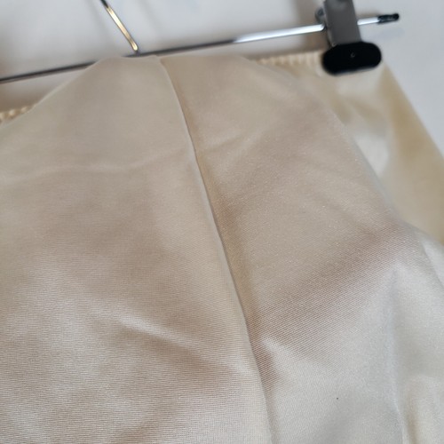 Vintage Olga Slip Höschen Large Second Skin Spitze Overlay beige hoher Bund 40010 - Bild 10 von 11