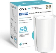 TP-Link Deco X50-5G AX3000 Whole Home Wi-Fi 6 Mesh 5G Dual-Band Sim Free Router