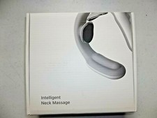 Portable Neck Massager with Heat Pulse 4D Cordless Intelligent Trigger - White