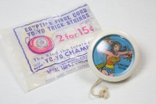 Vintage 1973 Duncan Wonder Woman Linticular yo-yo DC Comics w/string  bonus