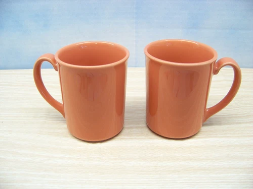 Corning Mugs - Salmon Color (or Peach / Coral / Orange?)