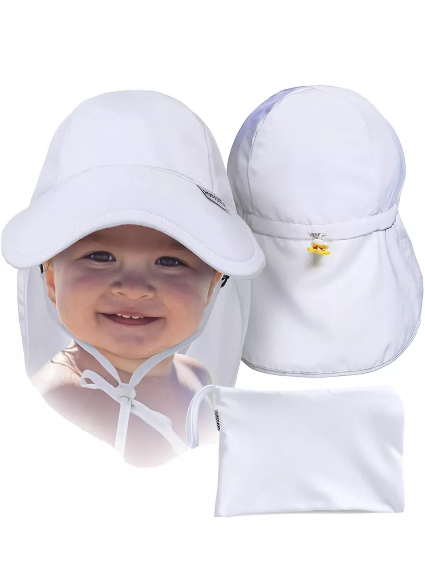 Baby hat cheap with neck cover