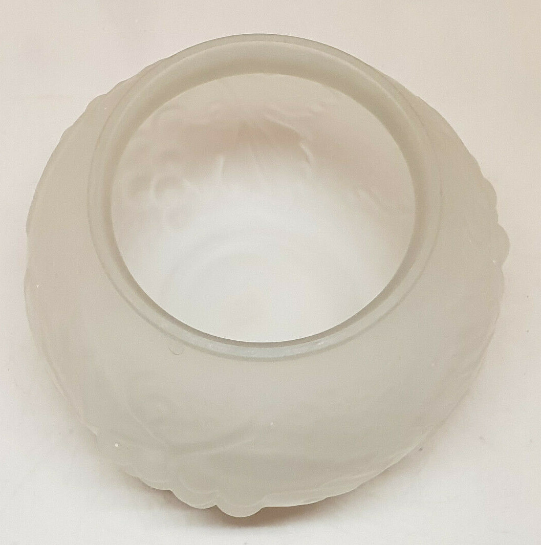 Daum Nancy - Important Vase Boule Aux Noisettes, Pate De Verre Art