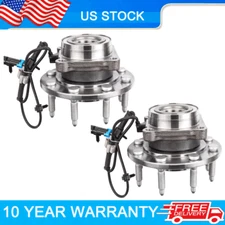 RWD Pair Front Wheel Bearing Hub for Chevrolet GMC Silverado Sierra 2500 HD 3500