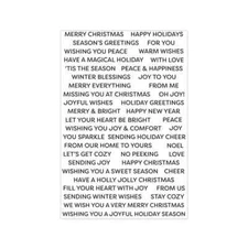 Hero Arts "CHRISTMAS SENTIMENT STRIPS" Clear Stamps or Stamp & Dies Bundle 2023