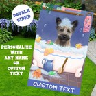 Skye Terrier Dog House Flag Holiday Double Sided 28"x40" Many Designs NWT NEW