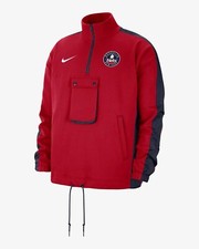 NEW Nike NBA Brooklyn Nets Courtside Red Oversized Men's Size Large DB2128-657