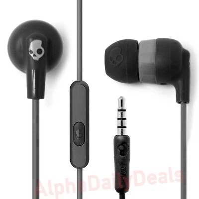 NEW Skullcandy Ink'd+ Plus Wired Earbuds Android Earphones with Mic 3.5mm Black