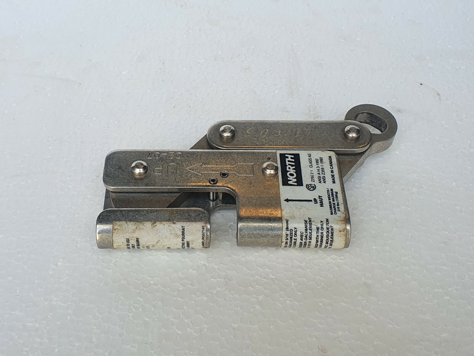 Wire Grab System LOT of 4 NORTH SAFETY FP571/8 Cable Grab for Vertical System - 5/16 ...