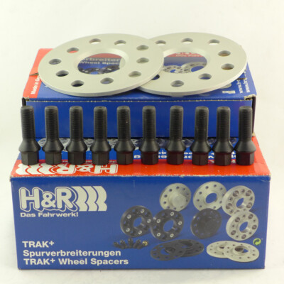 H&R Spurverbreiterung 10mm silber für Vectra Zafira Saab 9-3 9-5